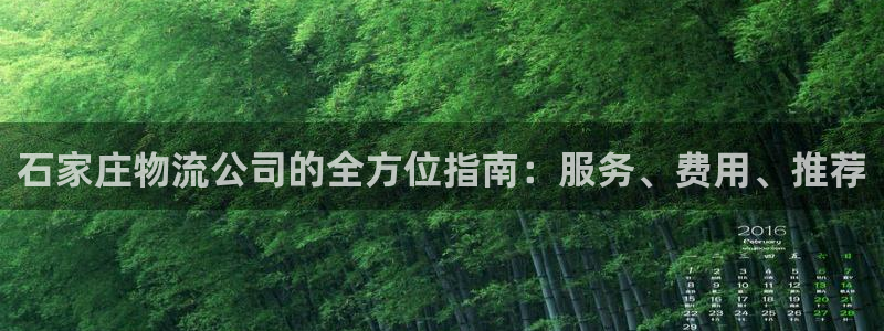 28圈注册号：石家庄物流公司的全方位