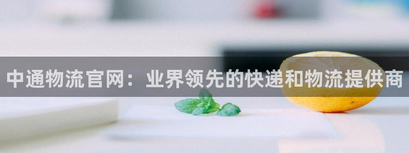 28圈充值不到账：中通物流官网：业界